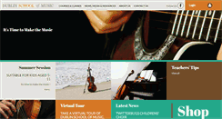 Desktop Screenshot of dublinschoolofmusic.com